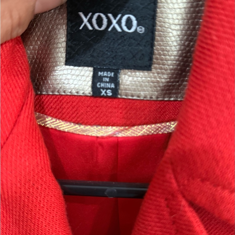 XOXO Vibrant Red Jacket XS